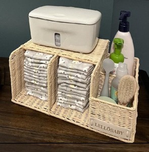 Rattan <b>basket</b> with multiple compartments in different directions Handmade Storage <b>Baskets</b> Natural Rattan Modern Multifunction - Product Image 5
