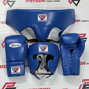 Ensemble de boxe d'entraînement personnalisé avec logo, dernier modèle, avec gants, protège-tête et protège-aine, kit professionnel d'arts martiaux MMA - Product Image 3