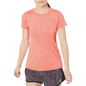 T-shirt pour femmes, couche en maille respirante, texture lisse, soutien doux pour les mouvements, léger, circulation de l'air, équilibre, détente, tenue quotidienne en plein air - Product Image 1