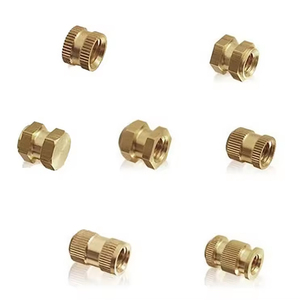Écrou d'insertion de moulage d'insertion en laiton personnalisé en gros disponible à un prix peu coûteux - Product Image 1
