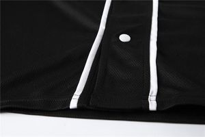 Camiseta de béisbol de poliéster 100% al por mayor para hombre, uniforme de entrenamiento de secado rápido personalizado, camiseta de béisbol de malla bordada para hombre - Product Image 4