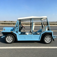 Nuevo Auto Eléctrico Moke con Batería de Litio, 4 Plazas, Chasis de Aluminio, Certificación EEC/DOT, Autonomía de 200 km, Velocidad de 70 km/h