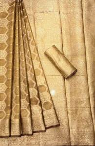 Expresa personalidad vibrante a través de esta tela de seda pura Último nuevo diseño 5,5 MTR Saree predrapeado de longitud larga con blusa - Product Image 3