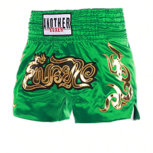 กางเกงขาสั้นซ้อมมวยสำหรับผู้ชายกางเกงขาสั้นแบบสั้นล่าสุดผ้าโพลีเอสเตอร์100% พิมพ์ซับลิเมชันสำหรับมวยไทย - Product Image 1