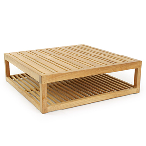 Bois de teck réglé de sofa modulaire de meubles extérieurs avec le coussin pour le jardin de patio-Atha - Product Image 3