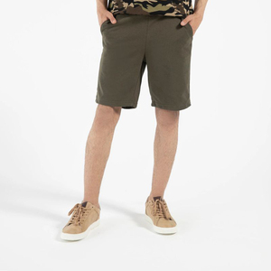 Pantalones cortos de gimnasio masculinos de secado rápido de verano al por mayor, pantalones cortos deportivos elásticos de cintura alta con patrón sólido estilo informal para entrenamiento físico al aire libre - Product Image 3