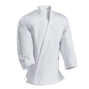 Uniforme de Taekwondo Personalizado con Logotipo Impreso, 100% Algodón, Ligero, Transpirable, de Secado Rápido, Unisex, para Adultos, Ropa de Artes Marciales, Color Sólido - Product Image 2