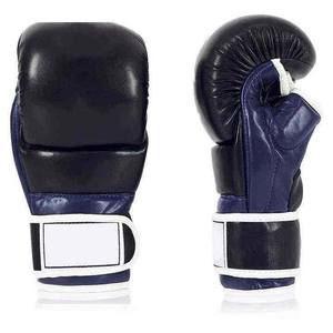 Gants de boxe pour adultes en cuir véritable, noirs, imperméables et gants de boxe pour arts martiaux, logo personnalisé - Product Image 4