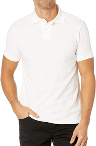 2025 hommes pour polos de haute qualité Anti-rides motif solide meilleur tissu manches régulières nouveau Style en ligne en gros - Product Image 2