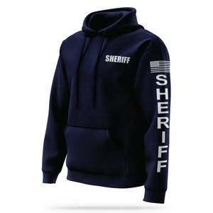 Sudadera con capucha SHERIFF Performance con estampado personalizado de última colección para hombre, sudaderas con capucha de entrenamiento cálido para invierno, peso pesado - Product Image 4