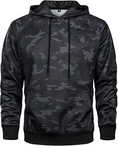 เสื้อสวมหัวผู้ชายผ้านุ่มมีฮู้ดผ้าขนแกะมีกระเป๋าจิงโจ้อุตสาหกรรมกีฬา - Product Image 4