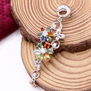 Comprar Natural Real Multi piedra preciosa colgante en 925 plata esterlina sólida hombre hecho a mano mujeres joyería para venta al por mayor - Product Image 5
