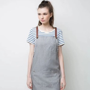 Custom Print Logo Pure Cotton Lightweight Durable Eco-Friendly Breathable Washable Reusable Adjustable Bib <b>Chef</b> <b>Apron</b> Cleaning - Product Image 1