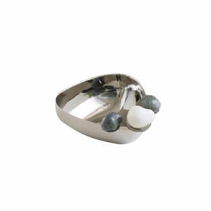 Bol de service alimentaire à la recherche pour la fête d'anniversaire bol de service avec finition nickelée bol de serveur de fruits - Product Image 5