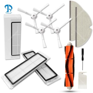 Brosse principale Brosse latérale Filtre Hepa pour aspirateur <span class=keywords><strong>Xiaomi</strong></span> S1 <span class=keywords><strong>Roborock</strong></span> S4 S5 S5 <span class=keywords><strong>Max</strong></span> S6 MaxV Accessoires Pièces détachées - Product Image 1
