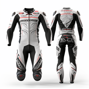2024 nuevo diseño de ropa deportiva de cuero genuino traje de carreras de talla grande personalizable Venta caliente EQUIPO DE MOTO DE MODA - Product Image 4
