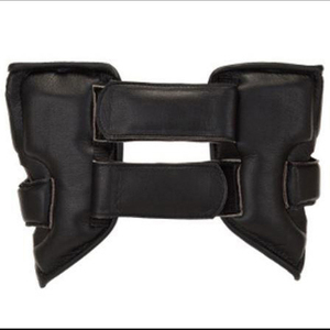 Casco de boxeo de Kickboxing de alta calidad Logotipo de marca de cuero genuino personalizado Diseño ganador ajustable Protector de entrenamiento suave - Product Image 2