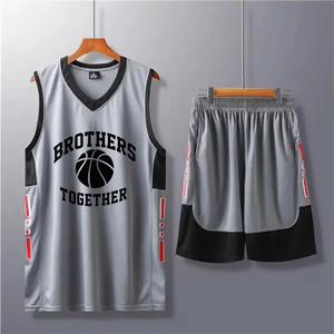 Vêtements de sport à séchage rapide de haute qualité personnalisables, ensembles d'uniformes de basket-ball respirants avec maillots de sublimation imprimés - Product Image 1