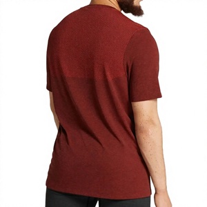 เสื้อโปโลแขนสั้นผู้ชาย ผ้าถัก สีแดง ตัดต่อสี ระบายอากาศดี สวมใส่สบาย เหมาะสำหรับบริษัท รับทำโลโก้ ชุดยูนิฟอร์มองค์กร ผลิตตามสั่ง - Product Image 3