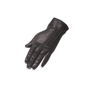 Gants thermiques d'hiver en cuir de mouton véritable de haute qualité pour hommes nouvelle mode couleur unie décontracté utilisation en extérieur couleurs personnalisées - Product Image 4