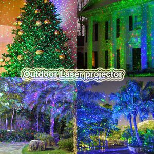 Nuovo esterno impermeabile RGB 3 colori LED pannello solare potenza sensore di movimento lampada da parete paesaggio laser luci da giardino - Product Image 5