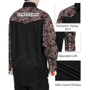High Quality <b>Welding</b> Work <b>Shirt</b> Premium Quality Custom Made Cotton FR <b>Welding</b> Fire Retardant <b>Shirts</b> Quick Dry Breathable - Product Image 4