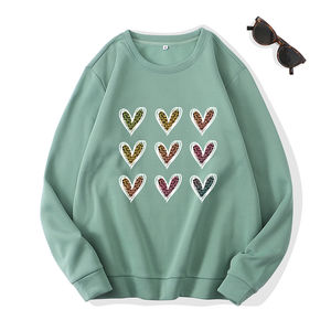 Sudaderas con capucha de algodón suave Unisex, sudaderas con estampado de ajuste relajado, atractivo informal transpirable para mujer, estampado frontal, precio barato al por mayor - Product Image 4