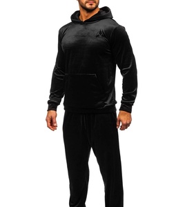 Chándales de entrenamiento para hombre, venta al por mayor, ropa deportiva para correr para hombre, conjunto de ropa deportiva, sudaderas con capucha y pantalones de chándal para gimnasio, trajes para hombre - Product Image 2