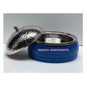 Casseroles de service en métal, bois, acier inoxydable, chauffe-aliments, marmite de service artisanal, ensembles d'ustensiles de cuisine du qatar du golfe - Product Image 2