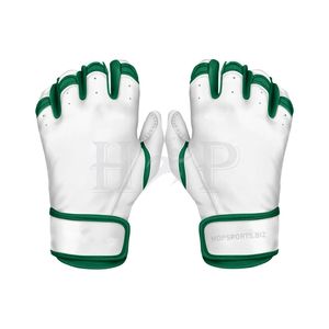 Gants de frappe de baseball à poignet court, logo personnalisé, cuir de chèvre, unisexe, adulte et junior, gants de frappe de baseball et de softball - Product Image 6