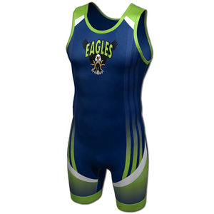 Singlets de lutte sublimés bon marché sur mesure, singulet de lutte par sublimation à vendre - Product Image 3