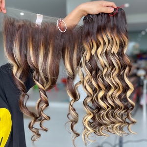 ชุดช่อผมสีแบบเด้งดึ๋งพร้อมหน้าผากและมัดเพื่อทำวิกผมให้2025 - Product Image 6