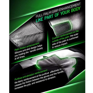 Ropa deportiva de hombre hecha a medida Guantes de carreras de motocross de cuero Logo impreso para ciclismo y venta en línea - Product Image 3