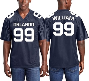 เสื้อฟุตบอลแบบกำหนดเองสำหรับผู้ชาย แบบสั้น ด้านหน้า-หลัง ไหล่ สามารถเพิ่มชื่อทีม/หมายเลข ชุดฟุตบอลสีทอง ระบายอากาศได้ดี - Product Image 1