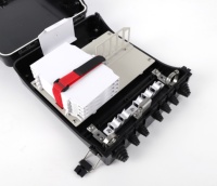 Boîtier de séparation de fibres optiques à fusion directe 24 cœurs pour réseaux FTTH et 4G/3G