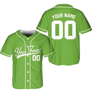 Jersey de béisbol personalizado para hombre de alta calidad Logotipo de bordado sublimado de poliéster - Product Image 4
