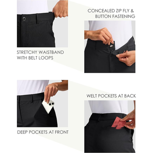 Shorts de golf personnalisables pour femmes Shorts de haute qualité pour femmes Nouveau design Poches latérales Respirant Coton Basique avec confort - Product Image 4