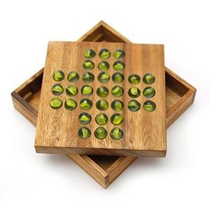 Kids Wooden Checkerboard <b>Puzzle</b> Logical Thinking Training Entertainment Leisure Tic Tac Toe Wooden <b>Board</b> Game - Product Image 5