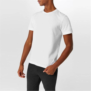 Vente en gros label privé 100% coton tricoté coupe ajustée à manches courtes t-shirt respirant fournisseur exportation fabricant OEM vêtements - Product Image 3