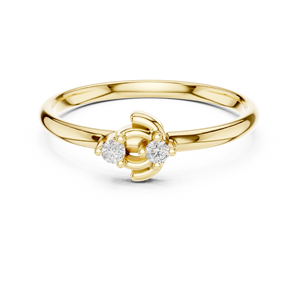 Thronex jewels 14K Anillo de compromiso solitario para regalo de propuesta - Product Image 6