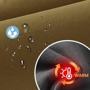 Pantalon Softshell respirant pour femmes Offre Spéciale résistant à l'eau doublé polaire pantalon Softshell confortable de haute qualité pour hommes - Product Image 5