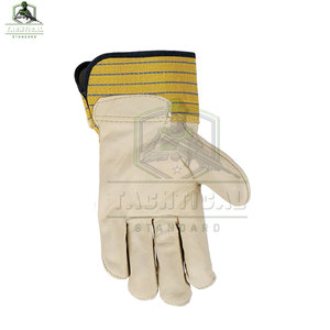 New Design Men's Safety Gloves-Leather High Quality Comfortable & Lightweight Breathable Flexible <b>Silicone</b>-free Customized Logo - Product Image 6