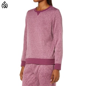 เสื้อสเวตเตอร์แบบสวมหัวสำหรับผู้หญิง, เสื้อสเวตเตอร์แบบสวมศีรษะใส่สบายน้ำหนักเบาระบายอากาศได้ดีไซส์ใหญ่พิเศษสำหรับฤดูหนาว - Product Image 5