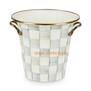 Lujoso diseño de plata Ware Aluminio Cubo de hielo Maravillosos eventos de boda y fiesta de cumpleaños Whisky Champagne Cubo de vino - Product Image 6