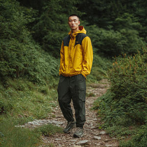 Pantalon coupe-vent d'extérieur pour homme, pantalon de randonnée imperméable, pantalon de pluie léger pour homme, pantalon coupe-vent pour homme - Product Image 2