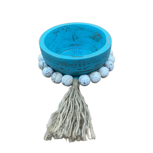 Nouvelle arrivée bol de pâte perlé fait à la main naturel pour la décoration de la maison, bol de pâte de bougie fabriqué au Vietnam avec un prix comparatif - Product Image 1