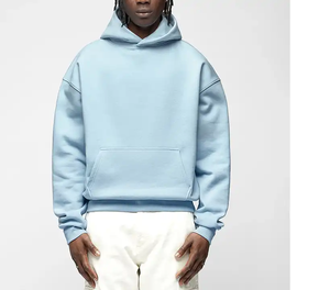 Hoodies personnalisés avec logo, en tissu éponge 500 g/m² de haute qualité, impression 3D en relief pour hommes - Product Image 4