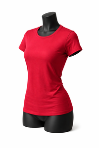 Camisetas de Mujer al por Mayor, Último Diseño, 100% Algodón Elástico, Camisetas Casuales de Color Sólido, Última Moda - Product Image 3