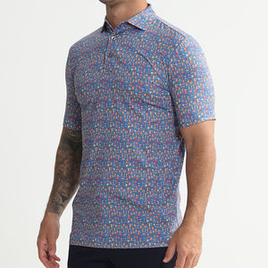 Camiseta Polo de Manga Corta 100% Algodón para Hombre, Sublimada, Ajuste Holgado, Estampada, Nueva Moda, Duradera, Camiseta de Tendencia para Hombre - Product Image 2