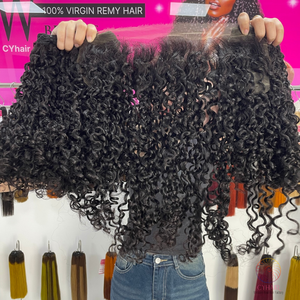 100% mechones de cabello humano Remy Super doble dibujado vietnamita para pelo rizado Pixie encaje transparente recto precio al por mayor barato - Product Image 3